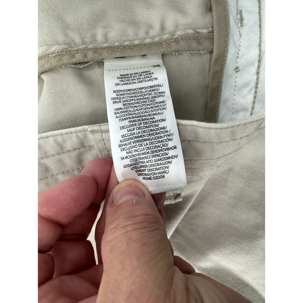 Polo‎ Ralph Lauren Cargo Shorts Mens 46 Khaki Tan Classic Chino Cotton Utility